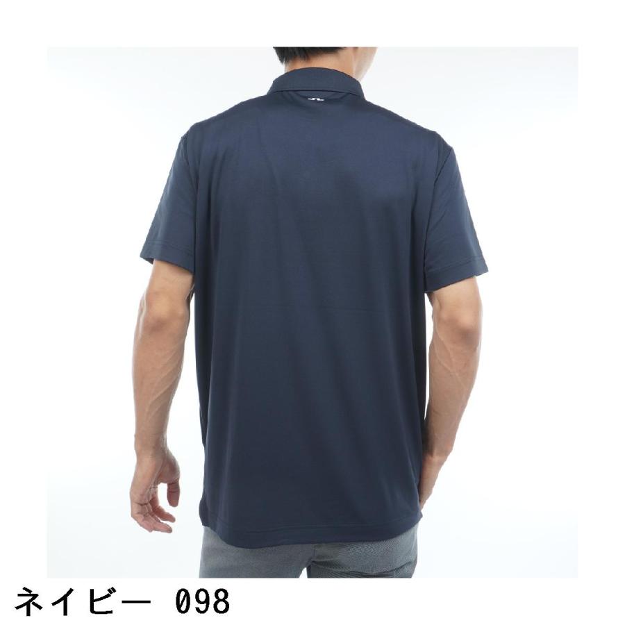 【新品】ジェイリンドバーグ ストレッチ ポロシャツ ブルーL J.LINDEBERG（ジェイリンドバーグ） J.リンドバーグ ストレッチ
