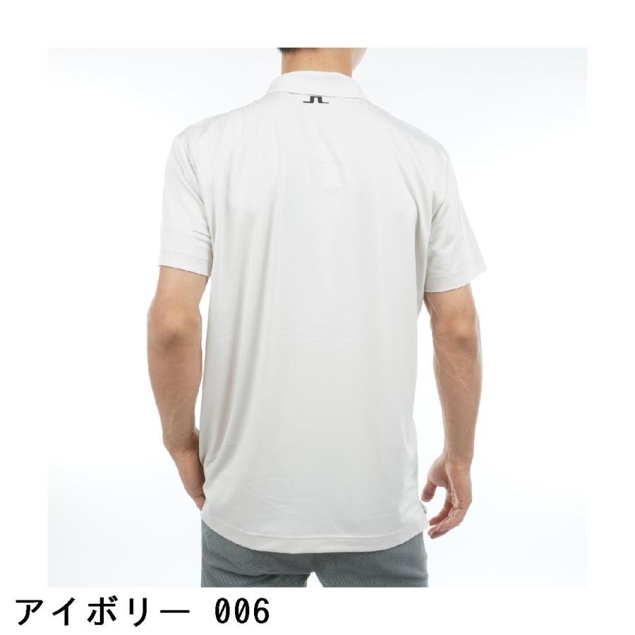 J.リンドバーグ J.LINDEBERG ストレッチ JL×ストライププリント半袖