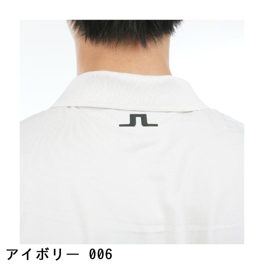 J.リンドバーグ J.LINDEBERG ストレッチ JL×ストライププリント半袖