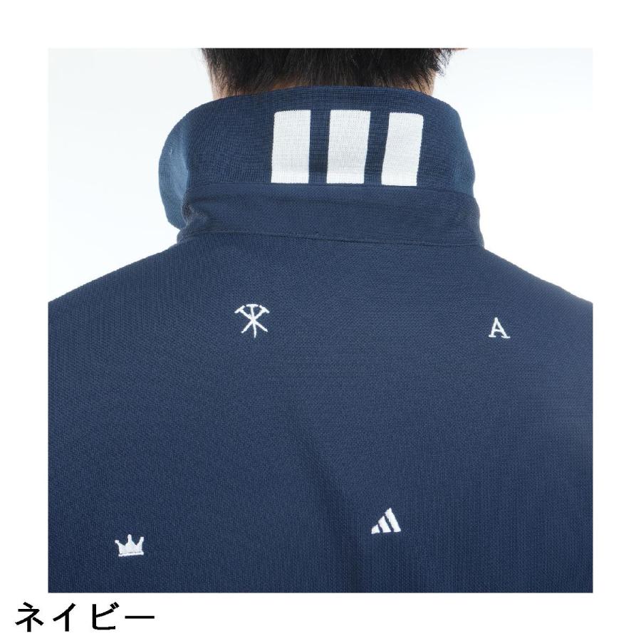 アディダス Adidas モノグラム半袖ポロシャツの画像