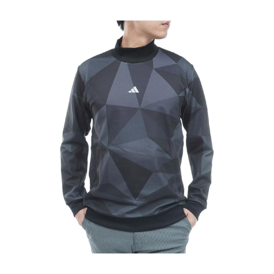 adidas アディダス　ADIDAS　ストレッチモックシャツ　GOLF adidas（アディダス） ストレッチ モックネック長袖シャツ : GDOゴルフ