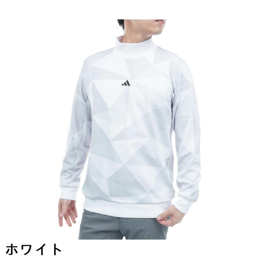 adidas（アディダス） ストレッチ モックネック長袖シャツ : GDOゴルフ