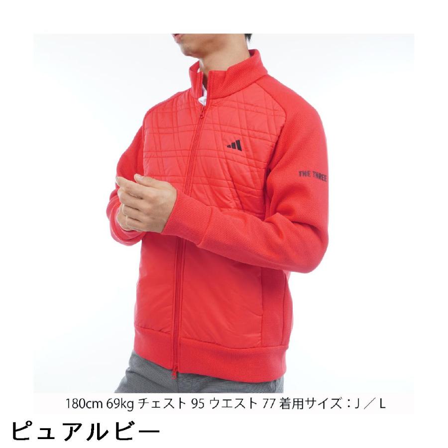 adidas（アディダス） ストレッチ ファブリックミックス フルジップ