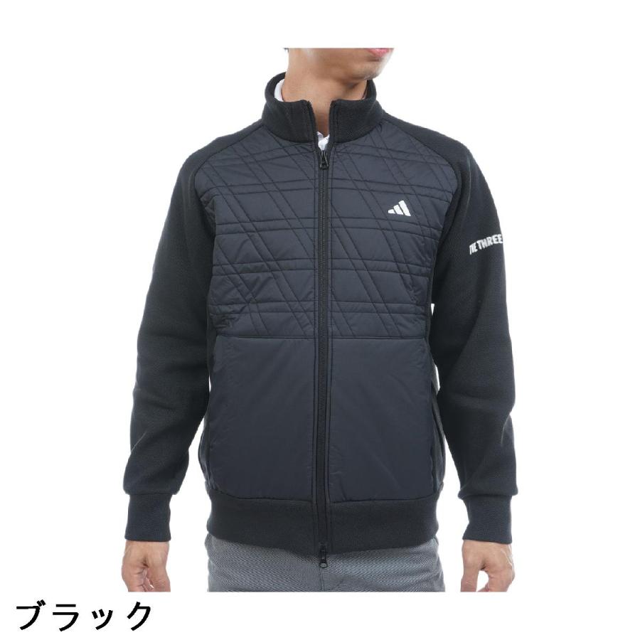 adidas（アディダス） ストレッチ ファブリックミックス フルジップ