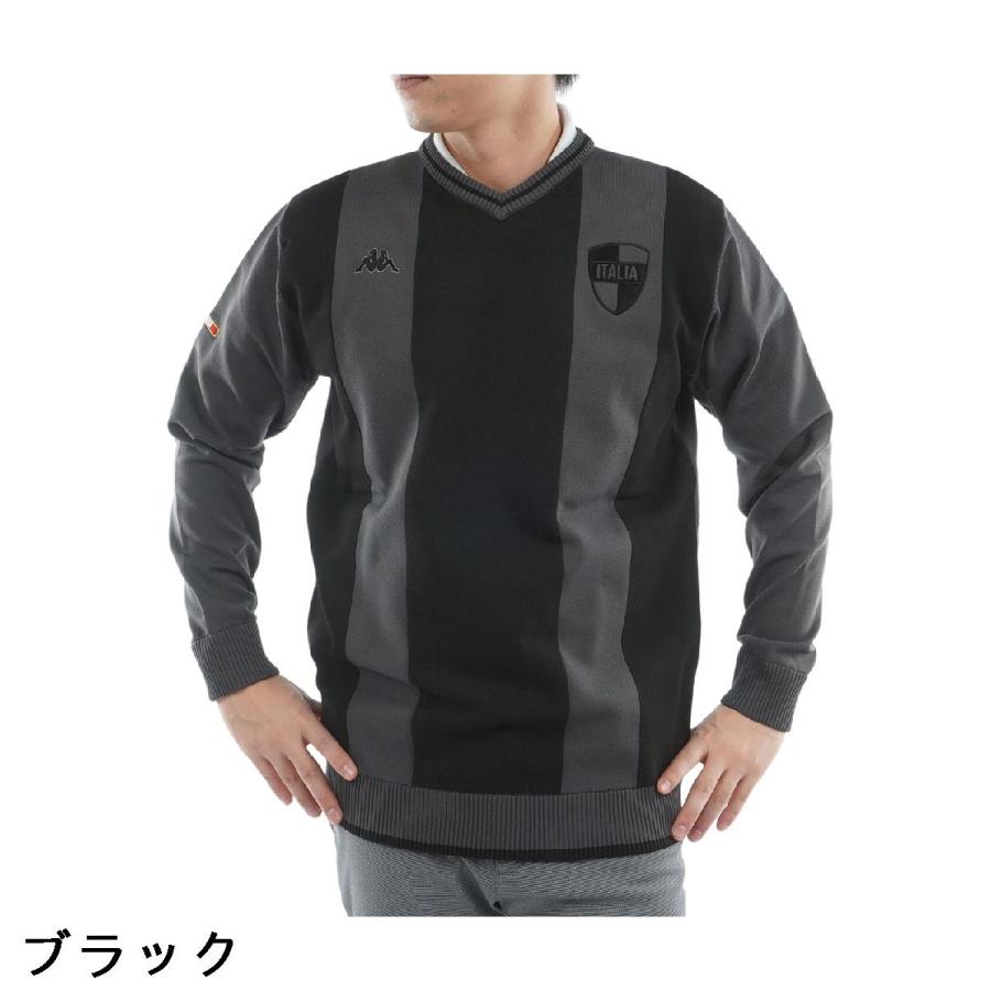 カッパ　Kappa　軽量ニット Vネックセーター Kappa GOLF カッパ 軽量ニット Vネックセーター : GDOゴルフショップ