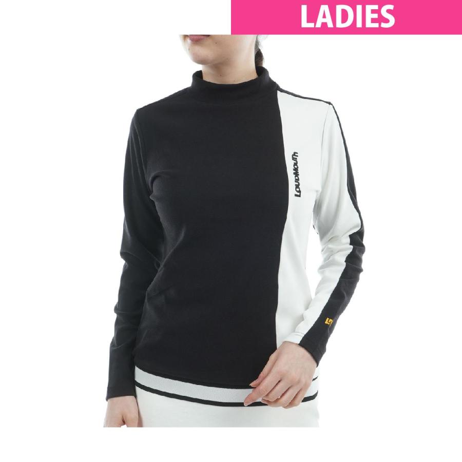 ラウドマウスゴルフ　Loud Mouth Golf　両面起毛 長袖モックネックシャツ　レディス LOUDMOUTH（ラウドマウスゴルフ） Loud Mouth Golf 両面起毛 長袖