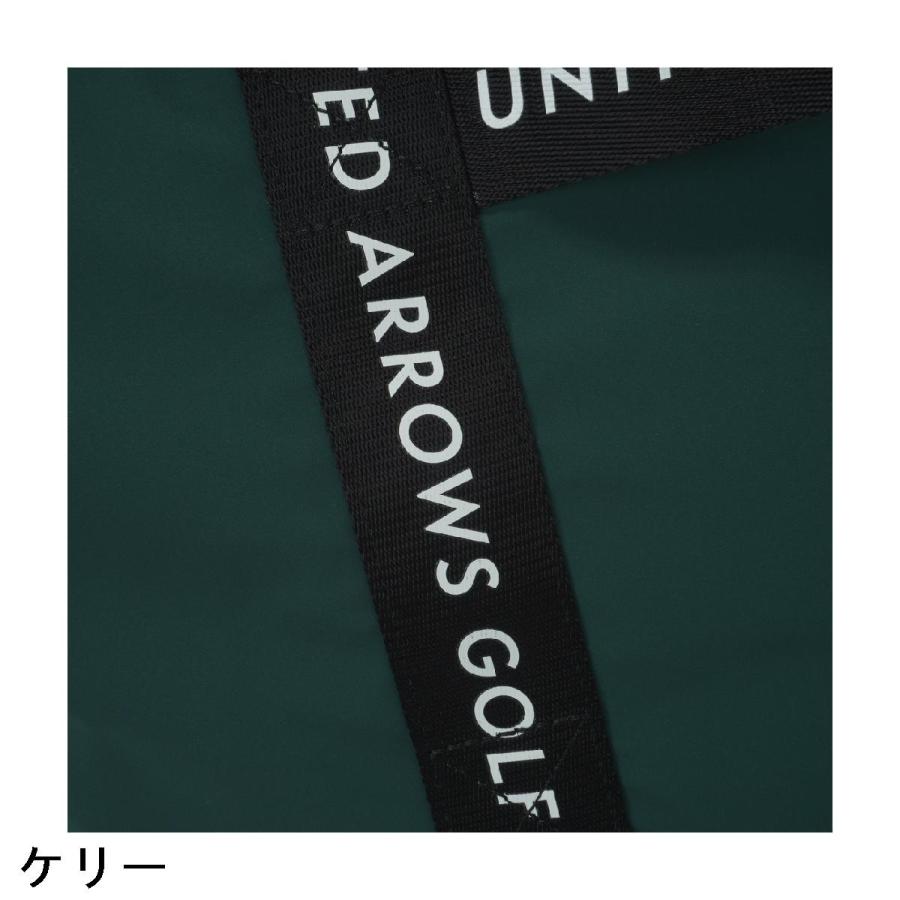 UNITED ARROWS GOLF ブラックロゴテープ トートバッグ新品未使用 ロゴテープ トートバッグ(トートバッグ)|UNITED ARROWS GOLF