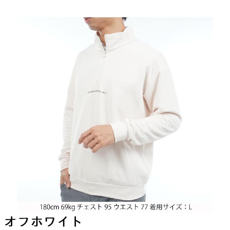 ユナイテッドアローズ UNITED ARROWS GOLF ハーフジップスウェットの画像