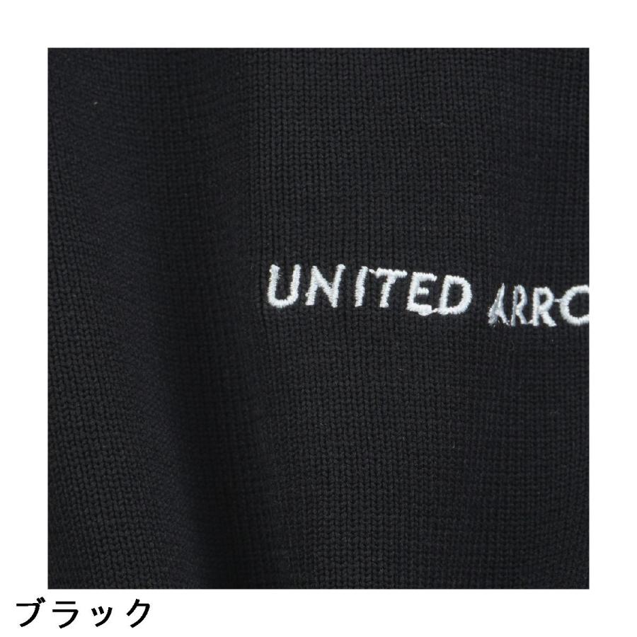 ユナイテッドアローズ UNITED ARROWS GOLF ニット長袖ポロシャツ : GDO