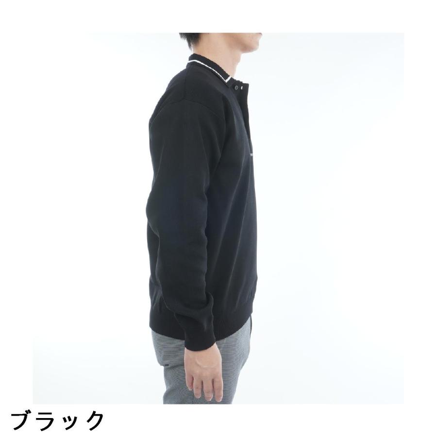 ユナイテッドアローズ UNITED ARROWS GOLF ニット長袖ポロシャツ : GDO