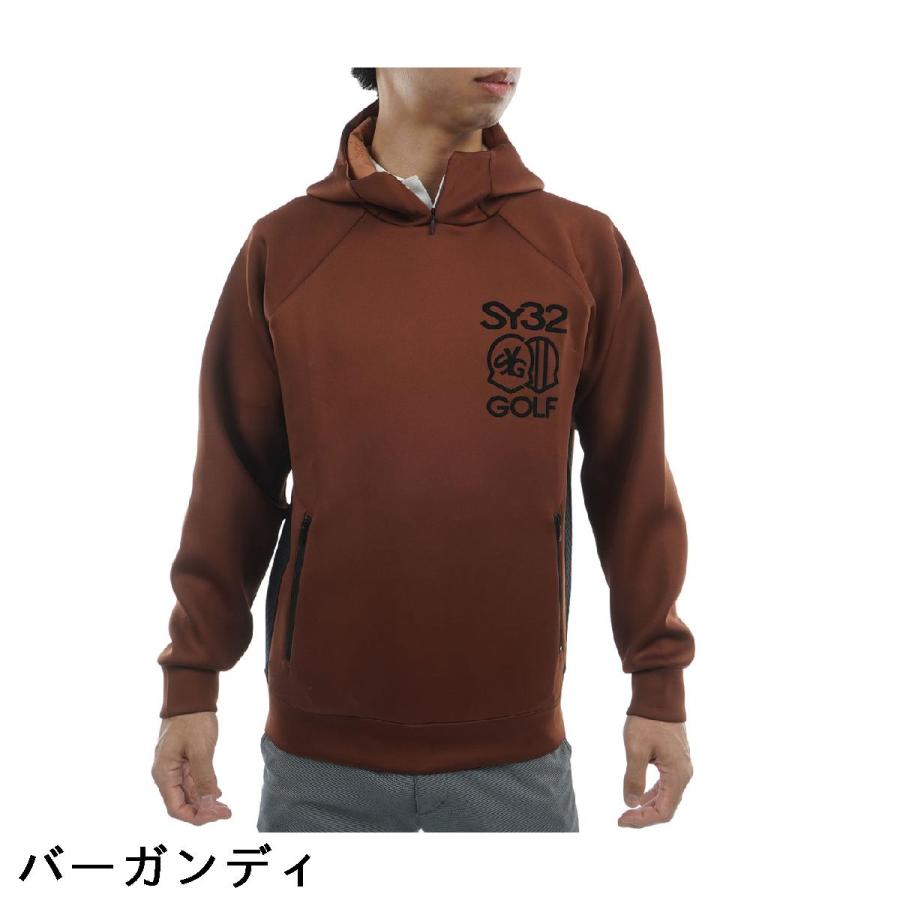 エスワイサーティトゥ バイ スウィートイヤーズ SY32 by SWEET YEARS CARDBOARD EMBLEM プリントフーディーの画像