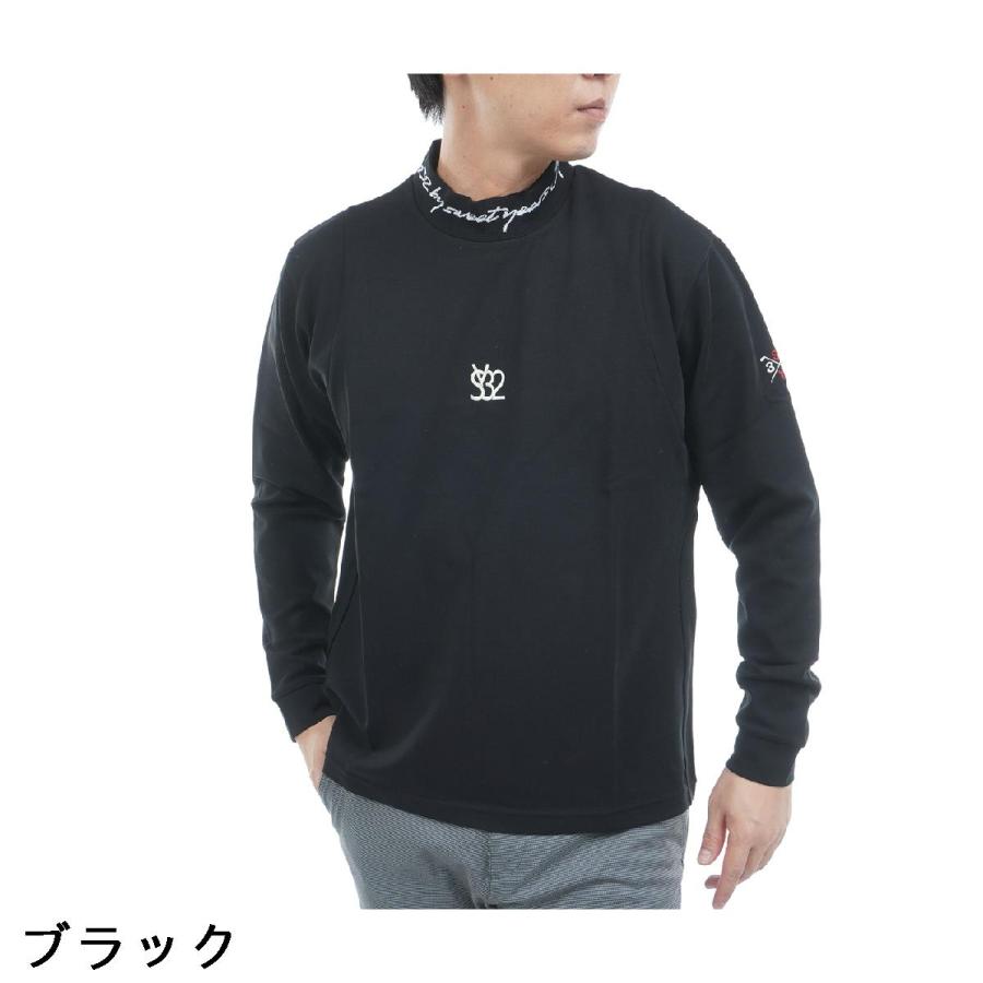 SY32 by SWEET YEARS 長袖モックネック シャツ　L エスワイサーティトゥ バイ スウィートイヤーズ SY32 by SWEET YEARS
