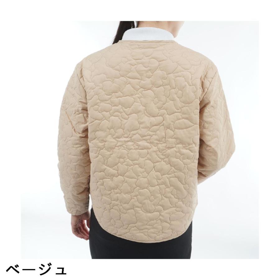 FILA（フィラ） ストレッチ フラワーカモ柄 中綿キルトブルゾン