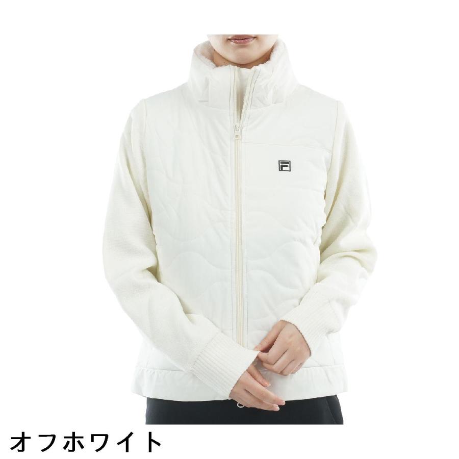 FILA（フィラ） ストレッチ 中綿×ニット ハイブリッドブルゾン