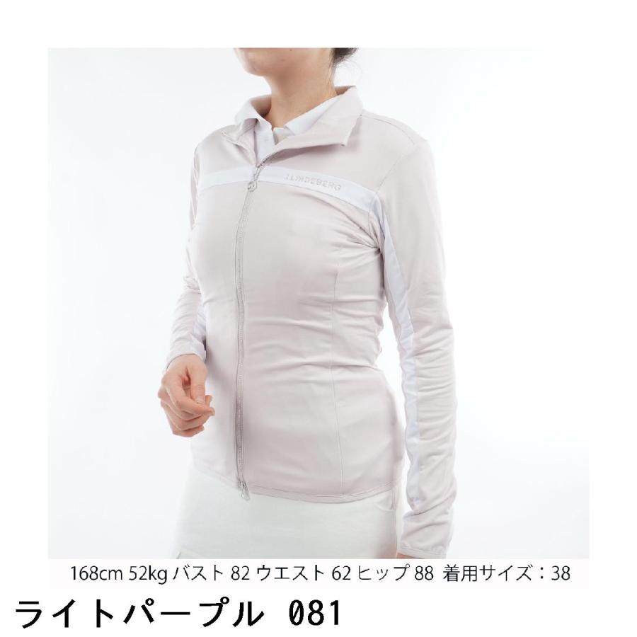 ブルゾン アウター 「J.LINDEBERG/GOLF」バックブリッジミッドレイヤー