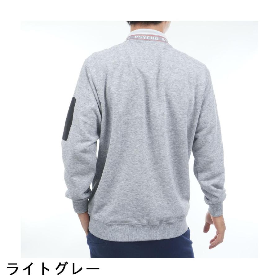 サイコバニー　PSYCHO BUNNY　GOLF アウトラインバニー クルーネックスウェットプルオーバー Psycho Bunny（サイコバニー） PSYCHO BUNNY GOLF アウトラインバニー
