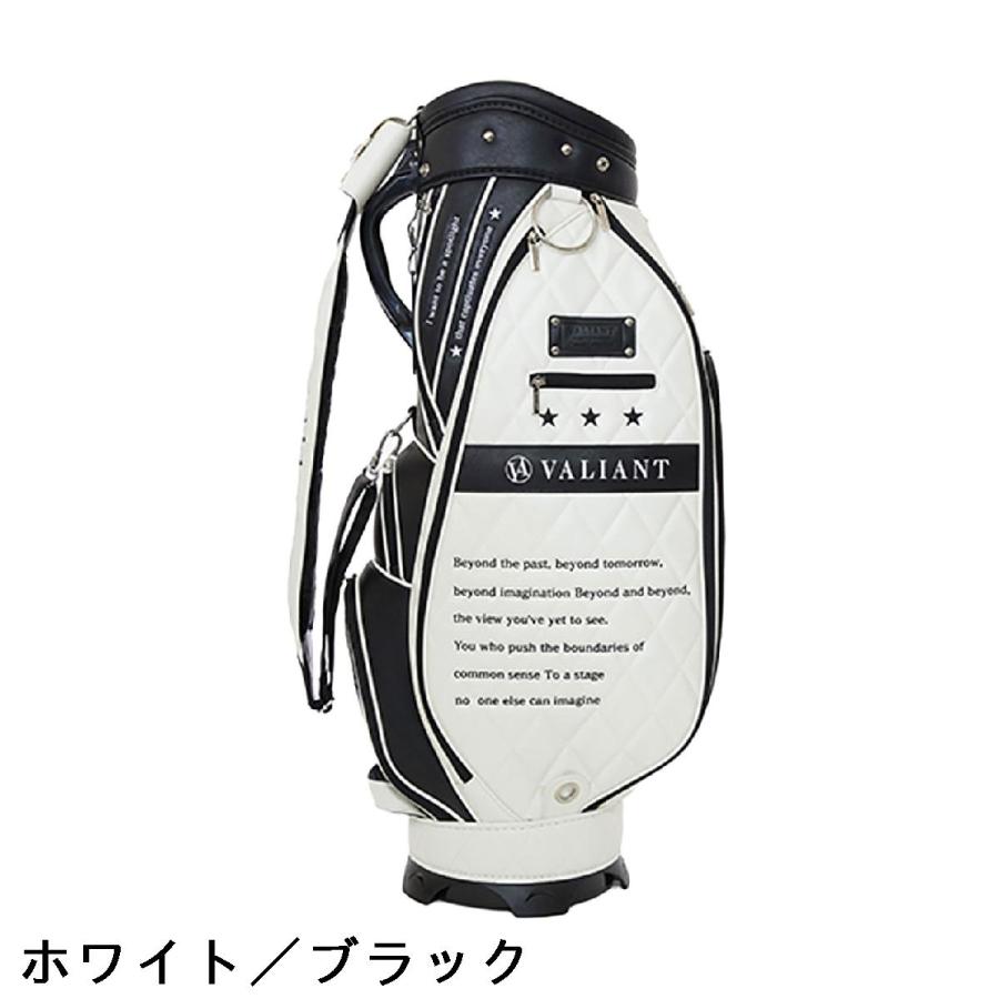 サンプル VALIANTゴルフ ライダー キャディバッグ WH×RD シェリフ SHERIFF（シェリフ） VALIANT カジュアルコレクション キャディバッグ