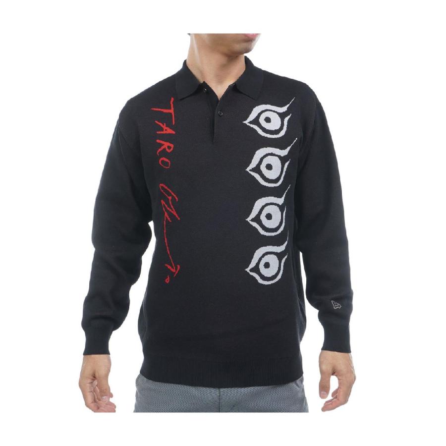 ニューエラ　NEW ERA GOLF　GF TAROKA ME 長袖ニットポロシャツ NEW ERA（ニューエラ） NEW ERA GOLF GF TAROKA ME 長袖ニット