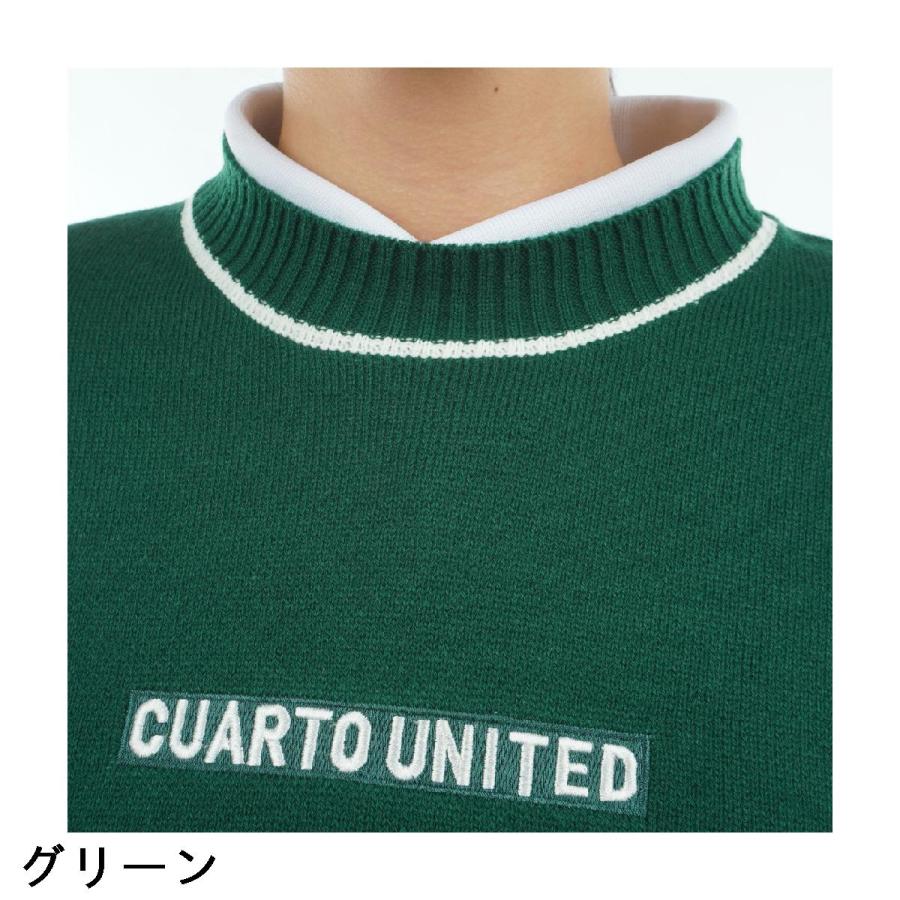 クアルトユナイテッド CUARTO UNITED ビッグロゴセーター レディス