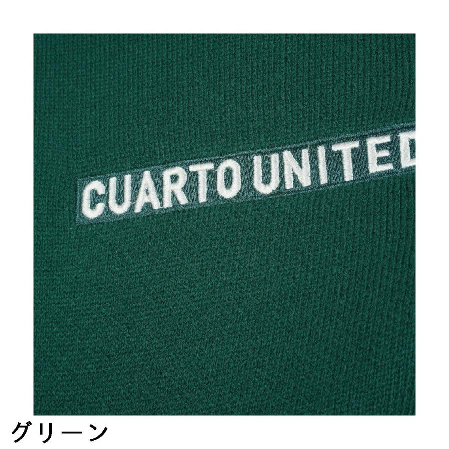 クアルトユナイテッド CUARTO UNITED ビッグロゴセーター レディス
