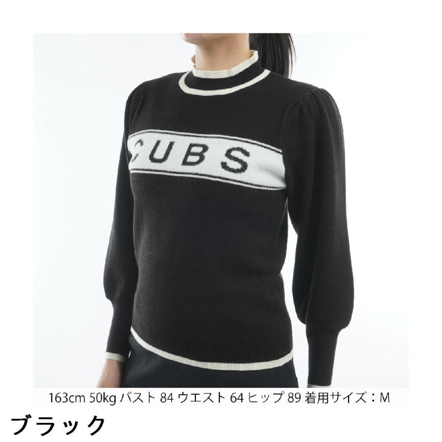 クアルトユナイテッド CUARTO UNITED 防静電気 ロゴパフスリーブセーター レディス_14