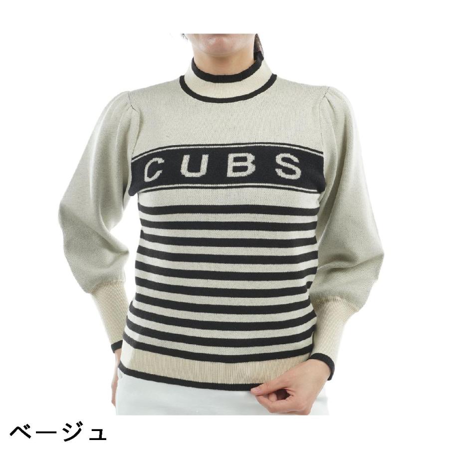 クアルトユナイテッド CUARTO UNITED 防静電気 ロゴパフスリーブセーター レディス_1