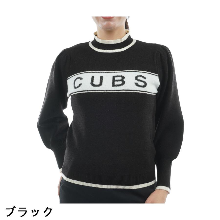 クアルトユナイテッド CUARTO UNITED 防静電気 ロゴパフスリーブセーター レディス_3