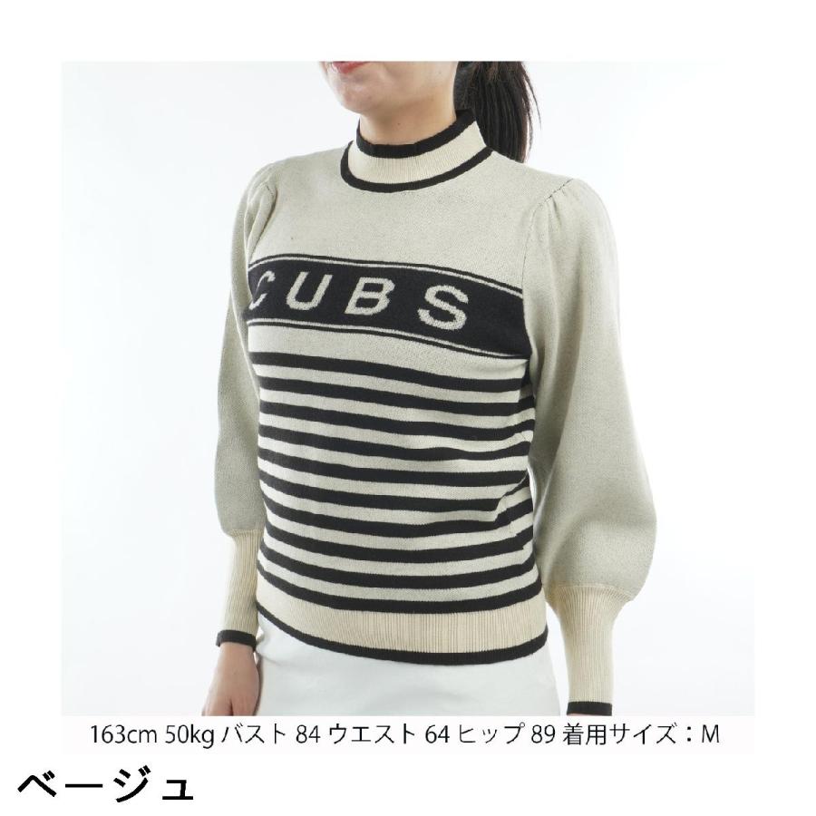 クアルトユナイテッド CUARTO UNITED 防静電気 ロゴパフスリーブセーター レディス_4