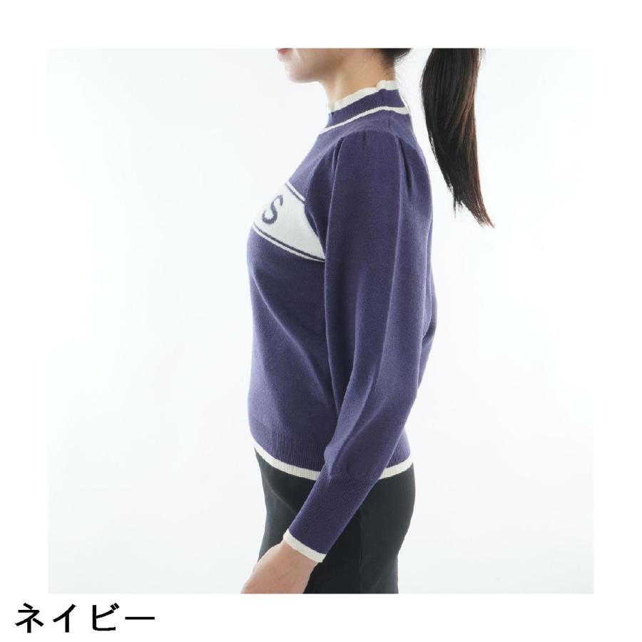 クアルトユナイテッド CUARTO UNITED 防静電気 ロゴパフスリーブセーター レディス_7