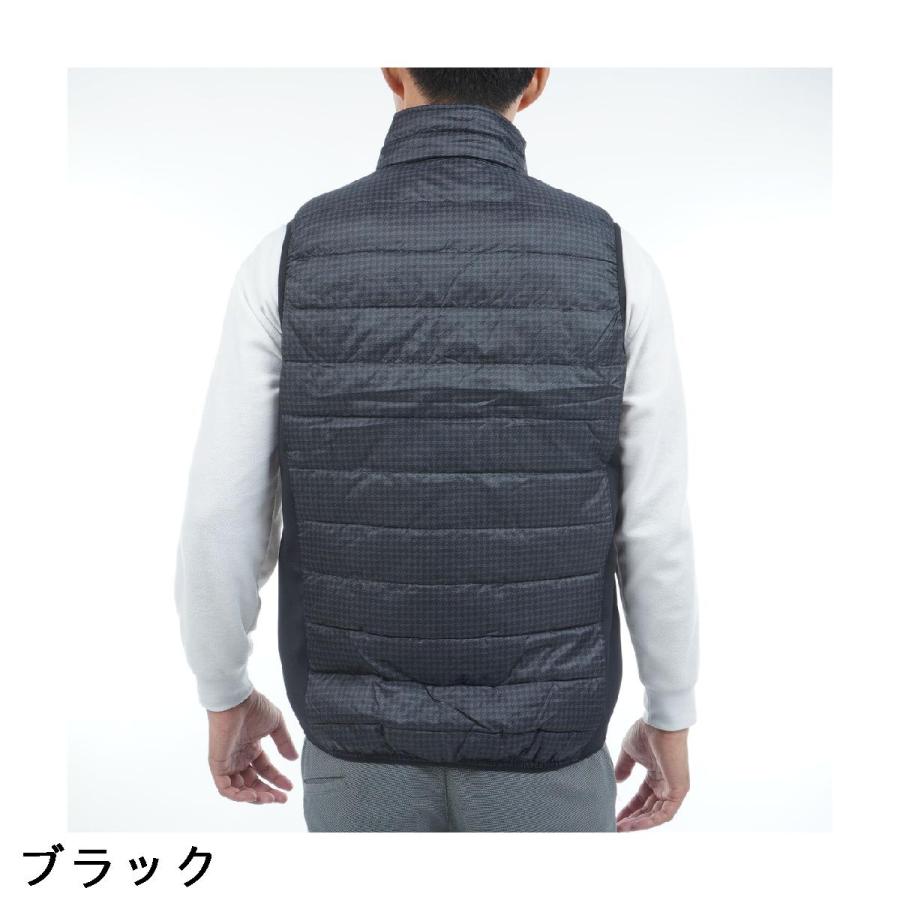 FILA（フィラ） ストレッチ ハイブリッドダウンベスト : GDOゴルフ