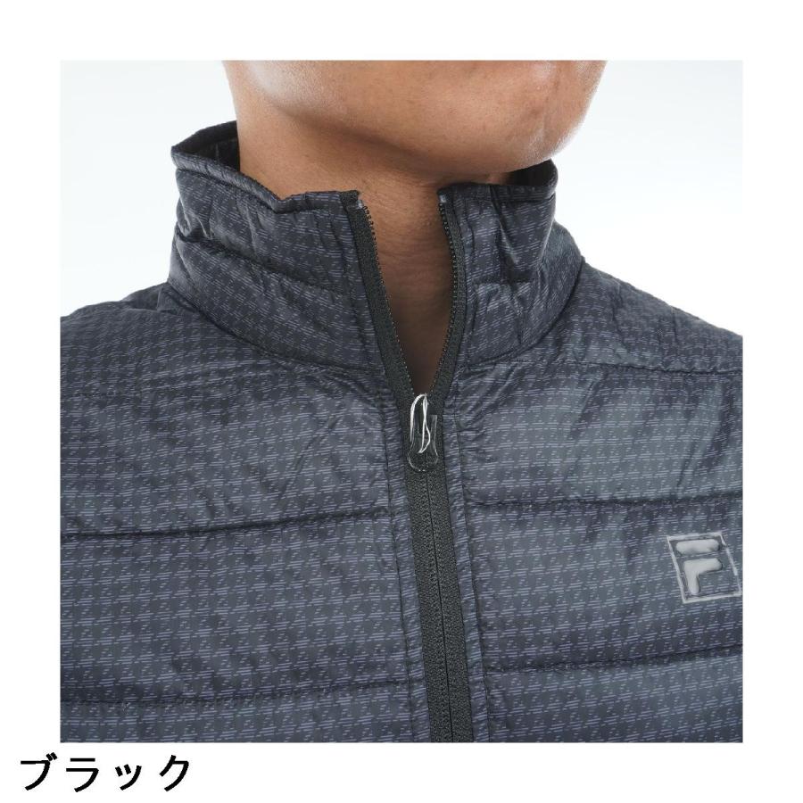 FILA（フィラ） ストレッチ ハイブリッドダウンベスト : GDOゴルフ