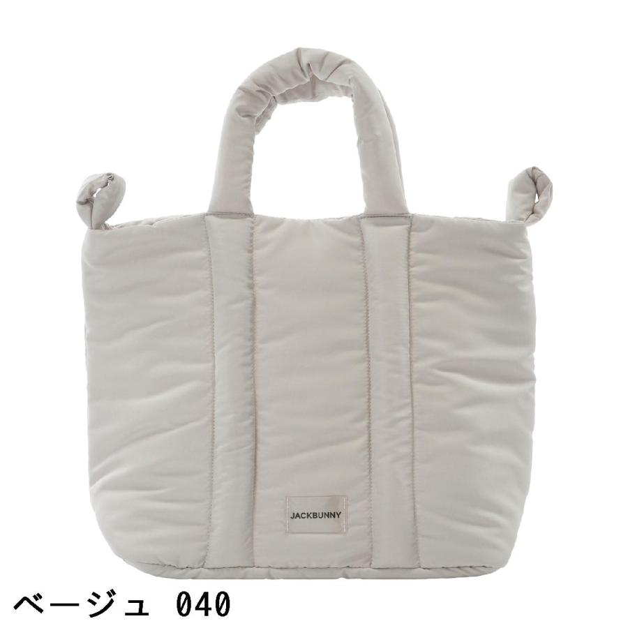 新品【ジャックバニー 】中綿　トート　バッグ　ベージュ　ゴルフバック　大容量 Jack Bunny!!（ジャックバニー） 中綿トートバッグ : GDOゴルフ