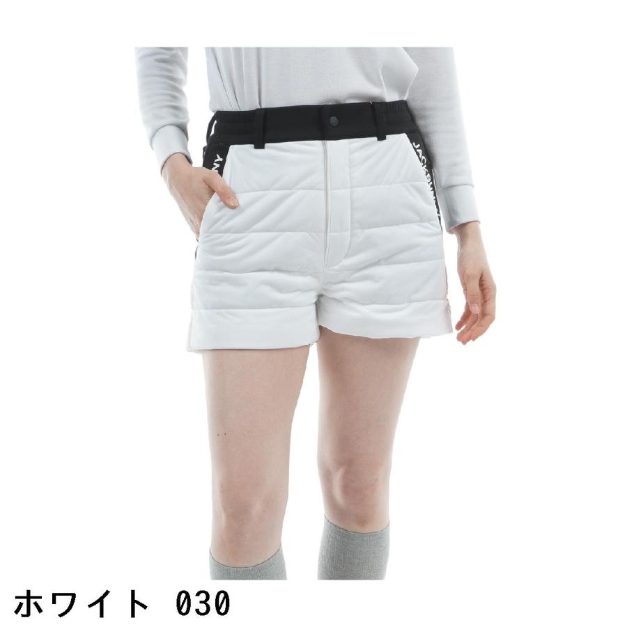 Jack Bunny!! ホワイトショートパンツ Sサイズ Jack Bunny!!（ジャックバニー） スムースラミネート 中綿ショート