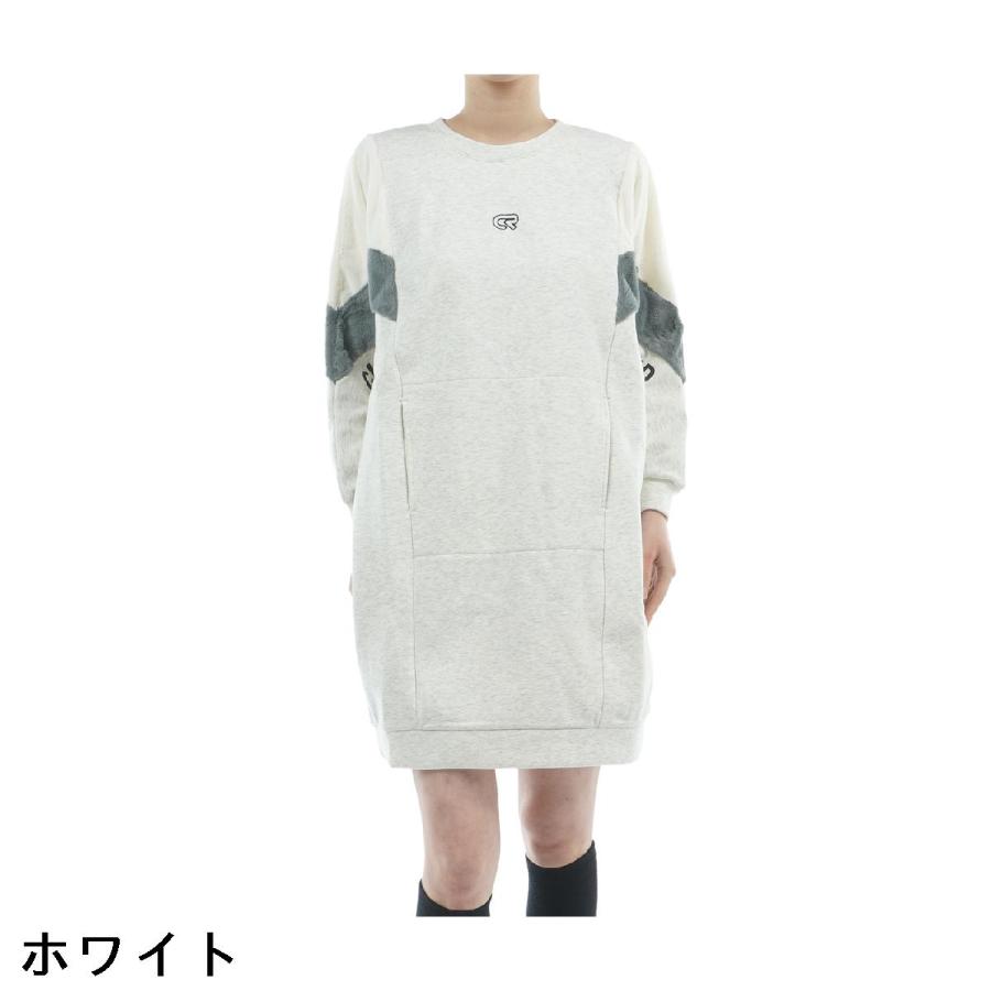 クアルトユナイテッド CUARTO UNITED 裏起毛 ファー切替ワンピース