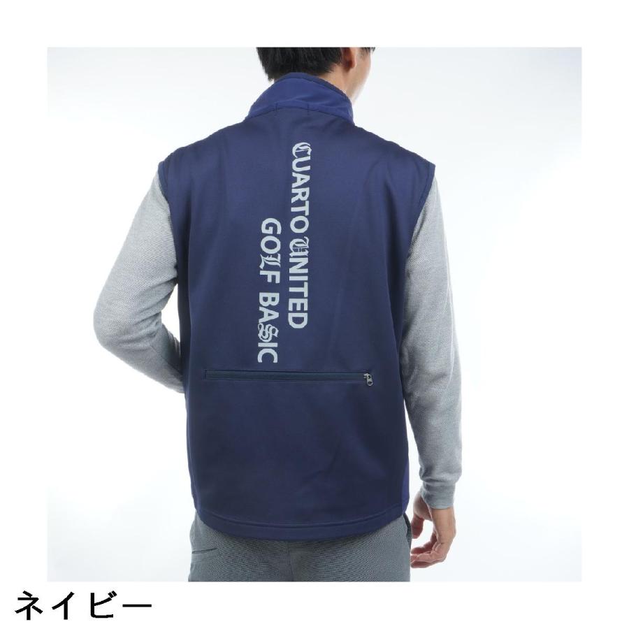 Cuarto United ネイビーフリースベスト 【公式通販】