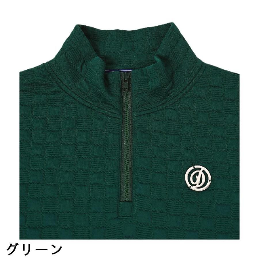 デルソルゴルフ DELSOL GOLF ハーフジップ リップルセットアップ