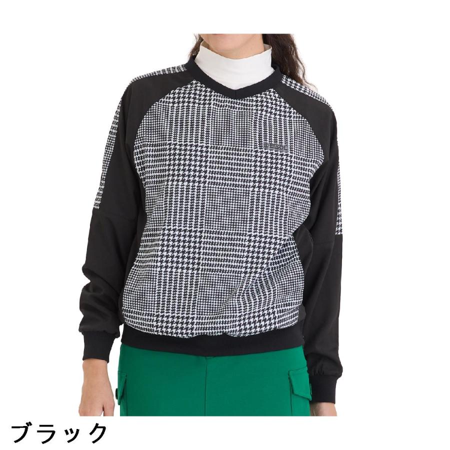 デルソルゴルフ DELSOL GOLF 裏メッシュ使い長袖プルオーバー レディス
