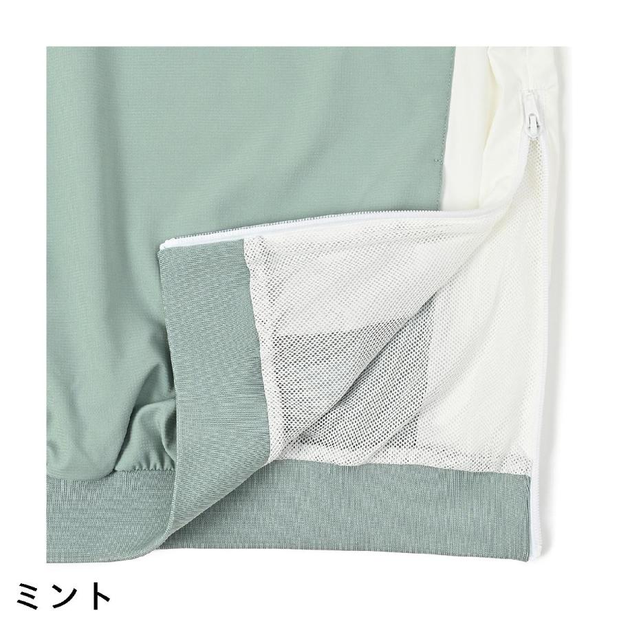 デルソルゴルフ DELSOL GOLF 裏メッシュ使い長袖プルオーバー レディス