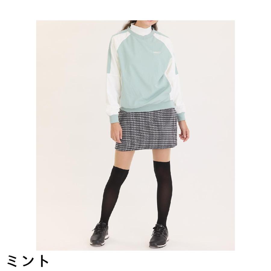 デルソルゴルフ DELSOL GOLF 裏メッシュ使い長袖プルオーバー レディス