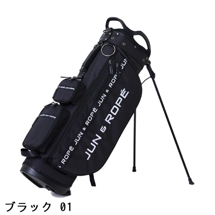 JUN & ROPE ジュンロペ キャディバック スタンド ★美品 JUN&ROPE'（ジュンアンドロペ） ジュン アンド ロペ JUN & ROPE 裏起毛