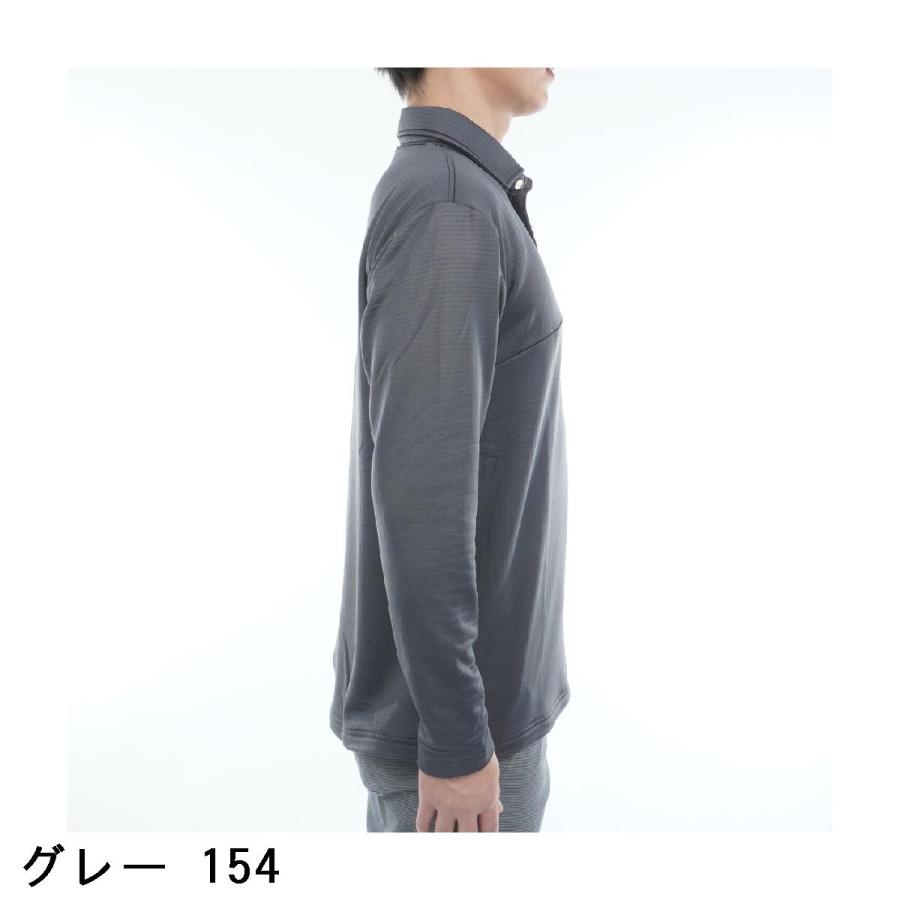 ONOFF（オノフ） ストレッチ 裏起毛 長袖ポロシャツ : GDOゴルフ