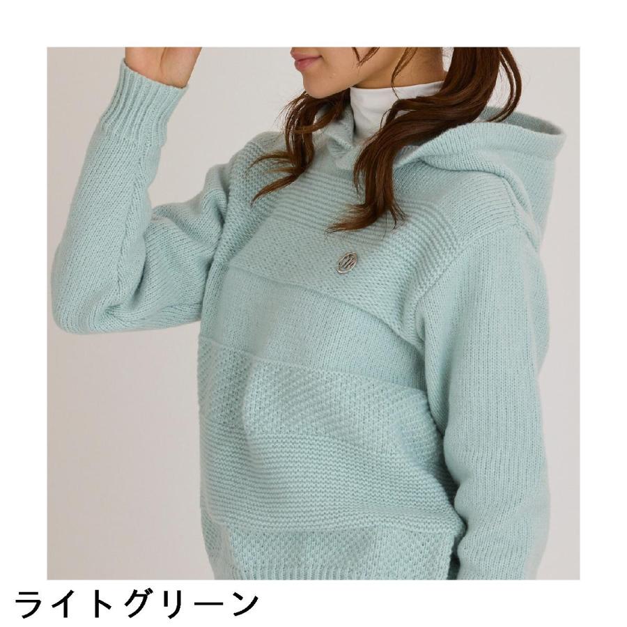 デルソルゴルフ DELSOL GOLF ニットパーカー レディス : GDOゴルフ