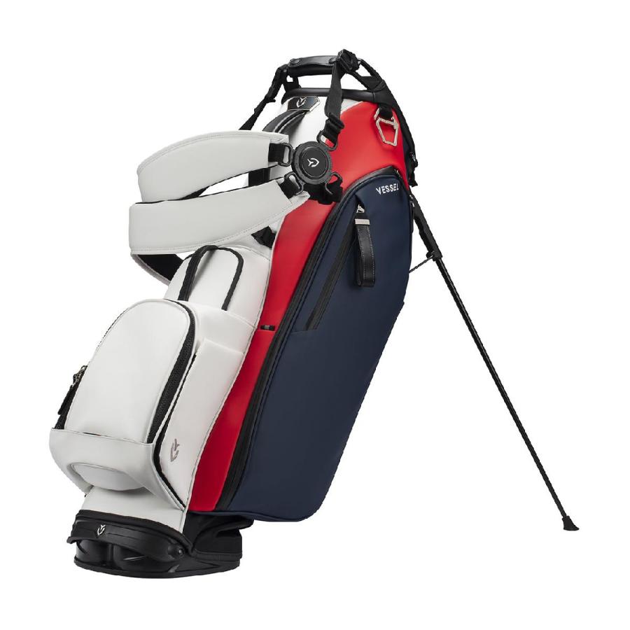 ベゼルvesselプレイヤー スタンド キャディバッグ ダブルストラップ ヴェゼル VESSEL プレイヤー 5.0 ダブルストラップ スタンドキャディ