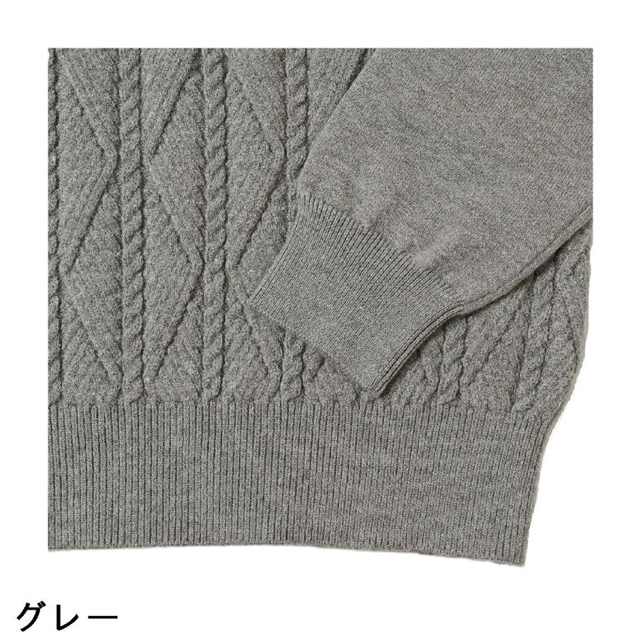 デルソルゴルフ　DELSOL GOLF　変形ダイヤ柄クルーネックセーター デルソルゴルフ DELSOL GOLF 変形ダイヤ柄クルーネックセーター : GDO