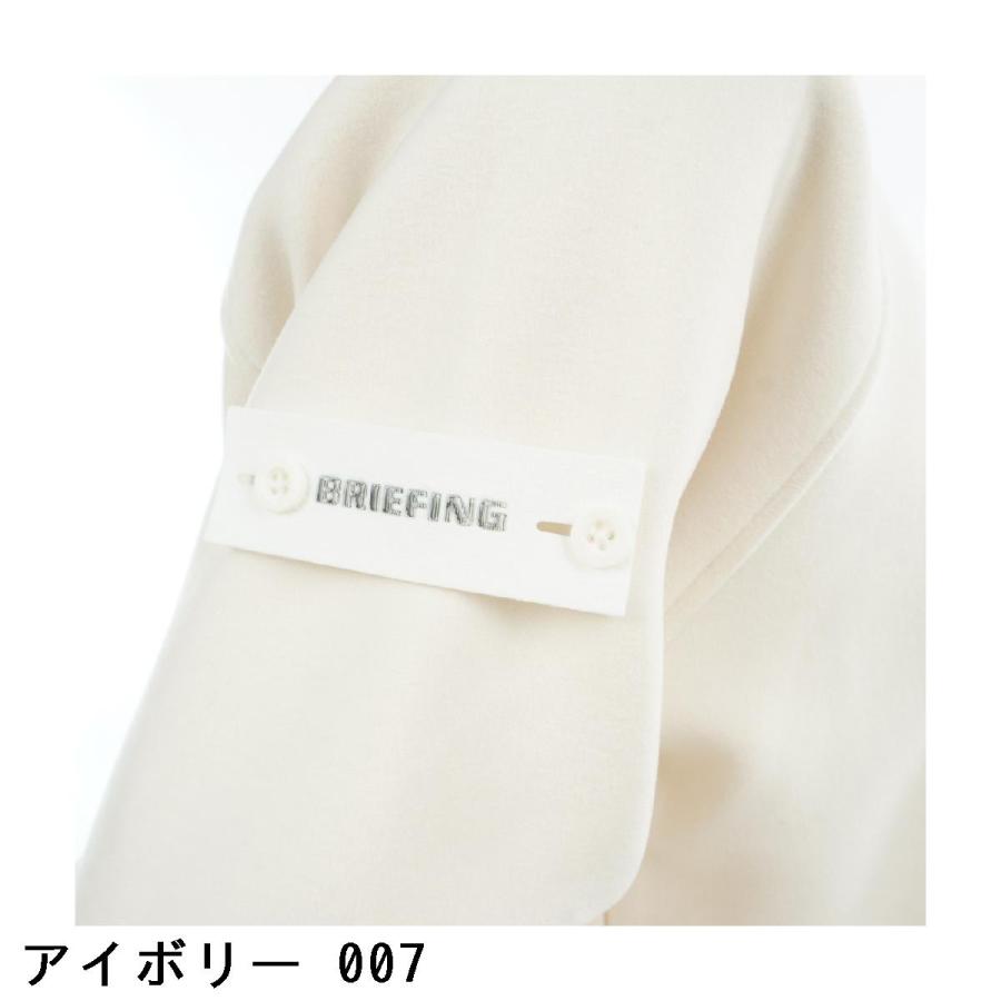 ブリーフィング BRIEFING HOL ステッチロゴ フェイクレイヤード ハイネック長袖シャツ レディスの画像