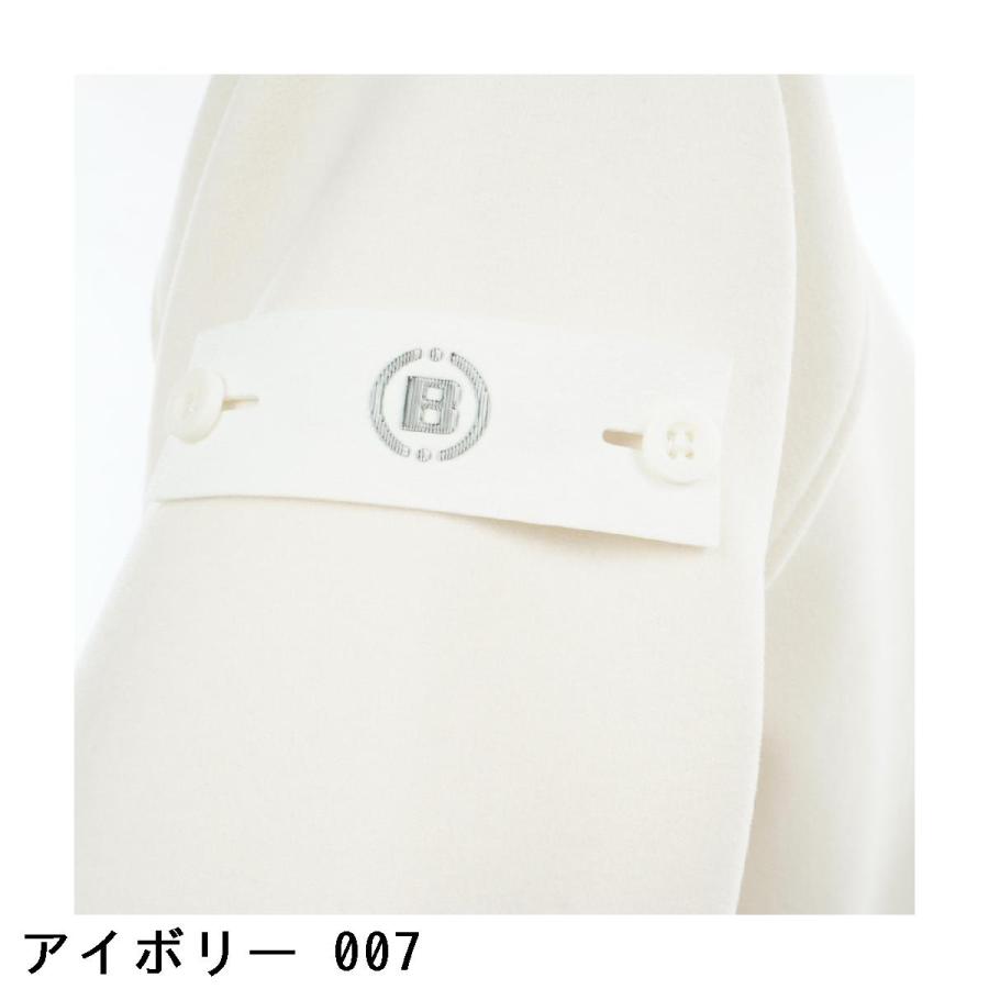 ブリーフィング BRIEFING HOL ステッチロゴ フェイクレイヤード ハイネック長袖シャツ レディスの画像