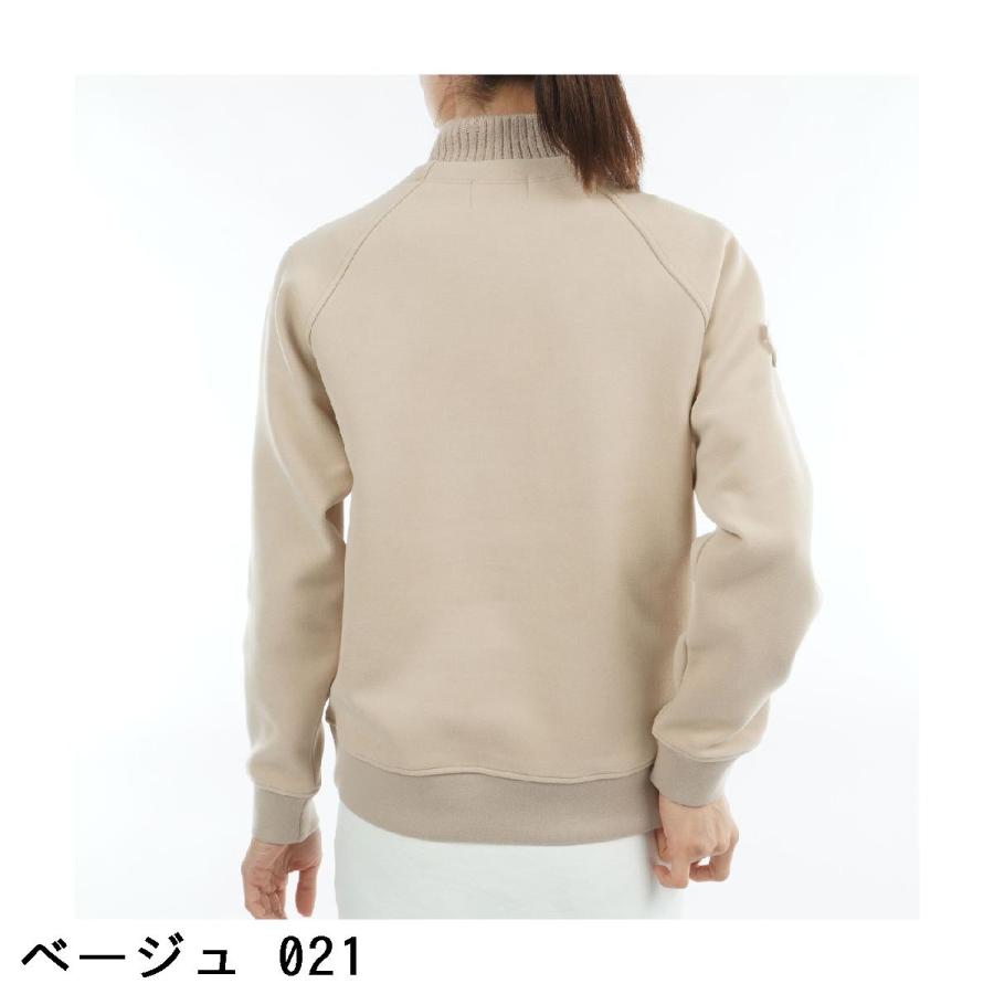 ブリーフィング BRIEFING HOL ステッチロゴ フェイクレイヤード ハイネック長袖シャツ レディスの画像