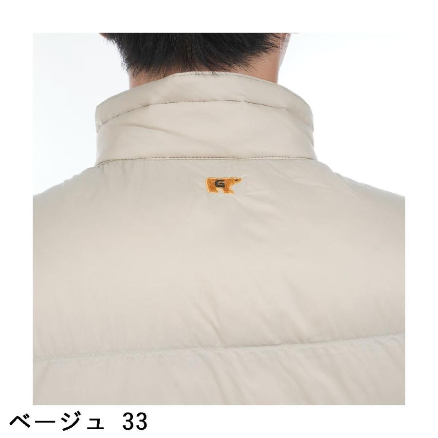 ゴールデンベア GB GOLF SPIKE ダウンブルゾン : GDOゴルフショップ