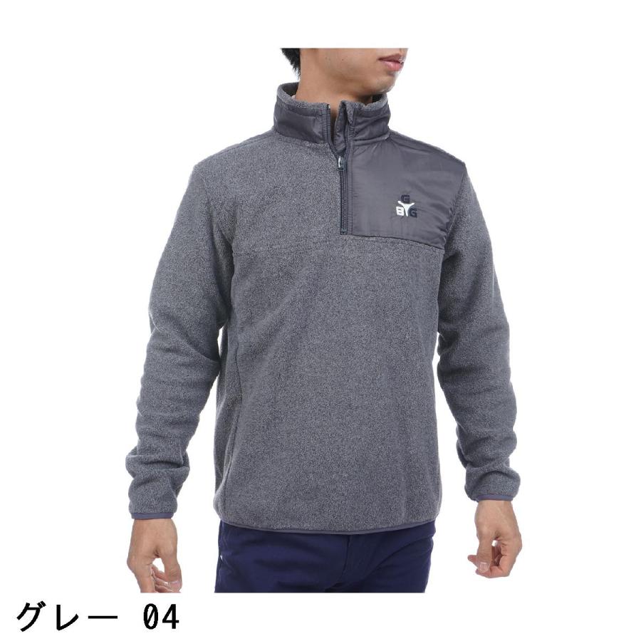 ゴールデンベア GB GOLF SPIKE ハーフジップ フリーススウェット : GDO