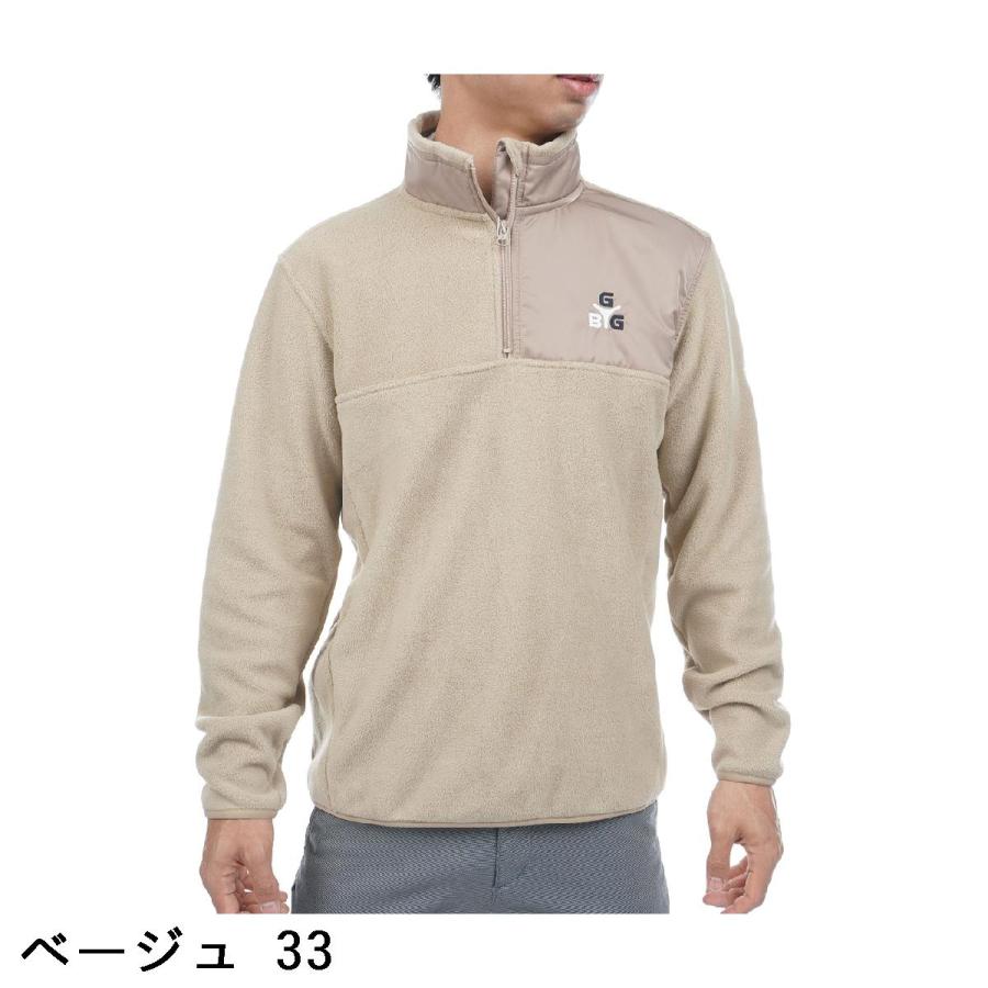 ゴールデンベア GB GOLF SPIKE ハーフジップ フリーススウェット : GDO